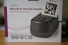230V AC zu 110V AC Spannungswandler mit 100 VA Leistung